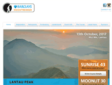 Tablet Screenshot of barclaysmoontrekker.com